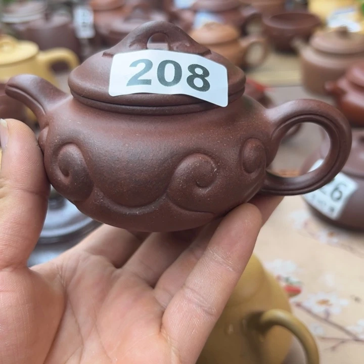紫砂茶壶底槽清如意160左右瑕疵