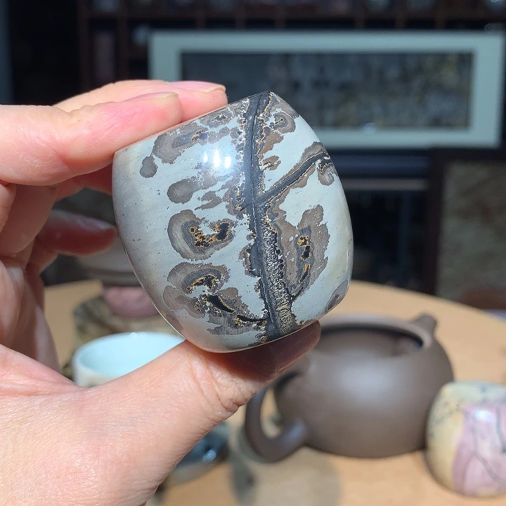 广西国画石摆件，观赏收藏