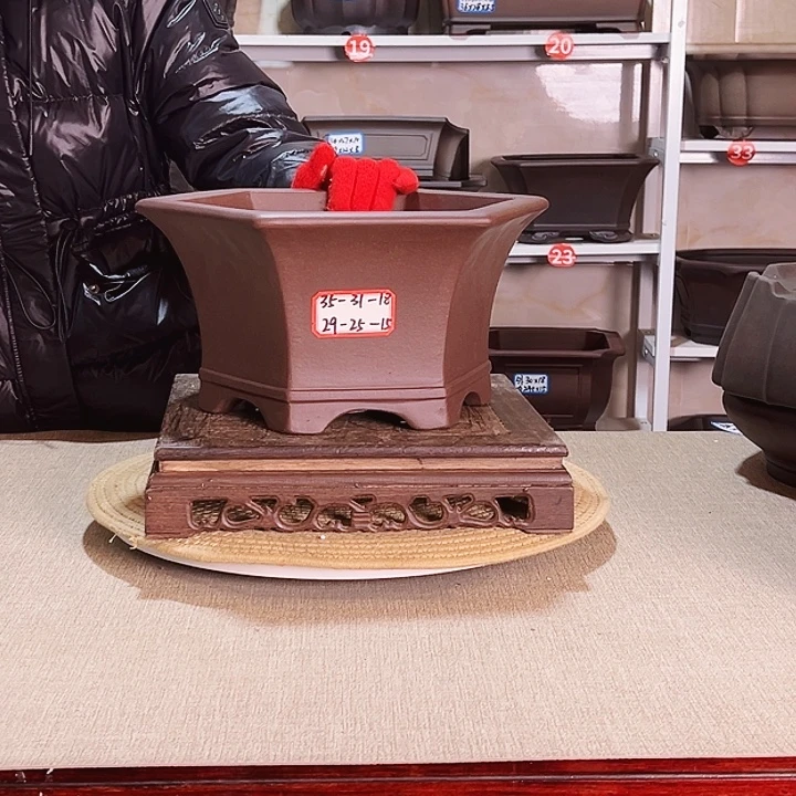 紫砂花盆紫砂花盆