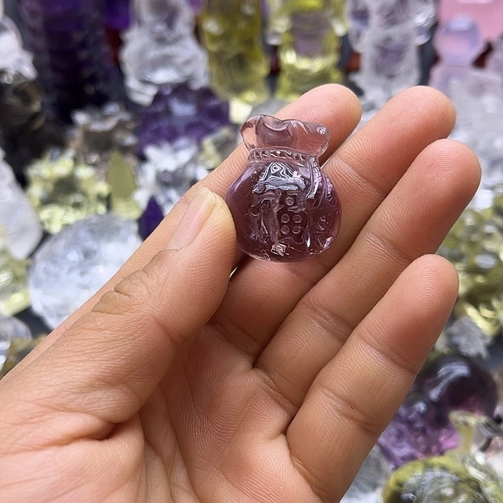 水晶摆件未镶嵌吊坠