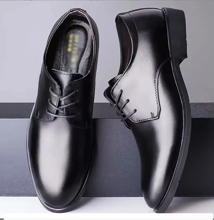 2025皮鞋男士新款休闲鞋软底男鞋商务休闲透气防滑驾车爸爸一脚蹬