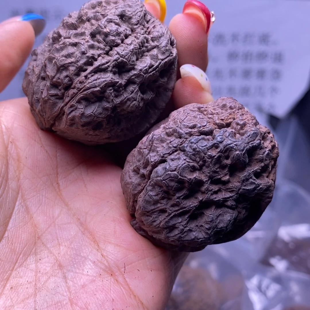 文玩核桃把件云南野生铁核桃122号43mm