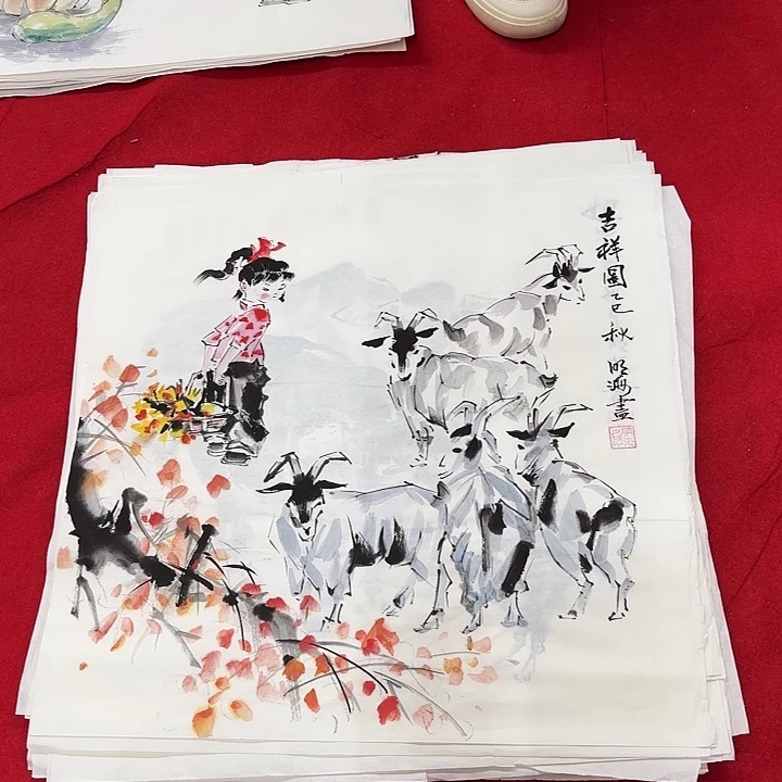 国画花鸟的故事也很