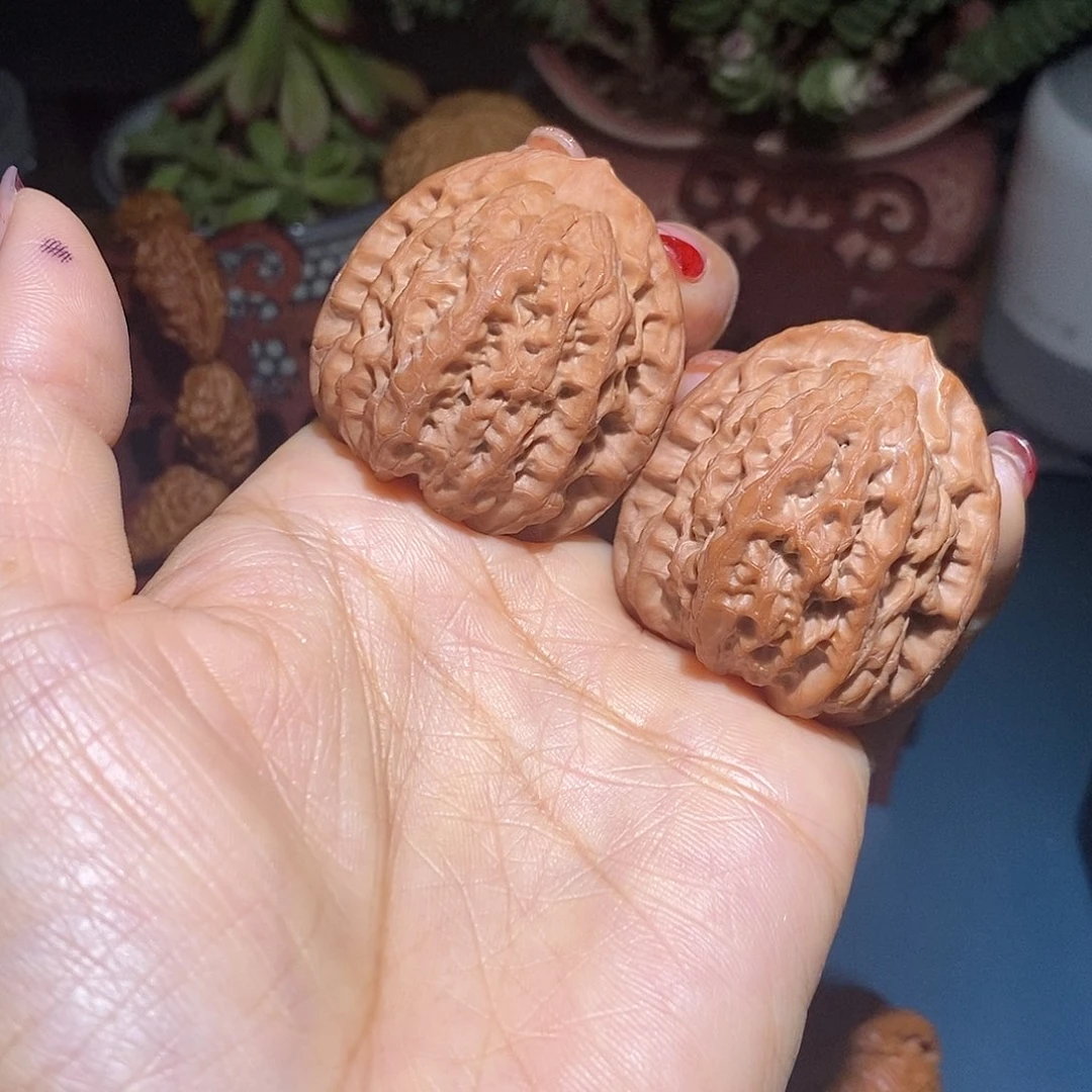 文玩核桃把件40佛肚