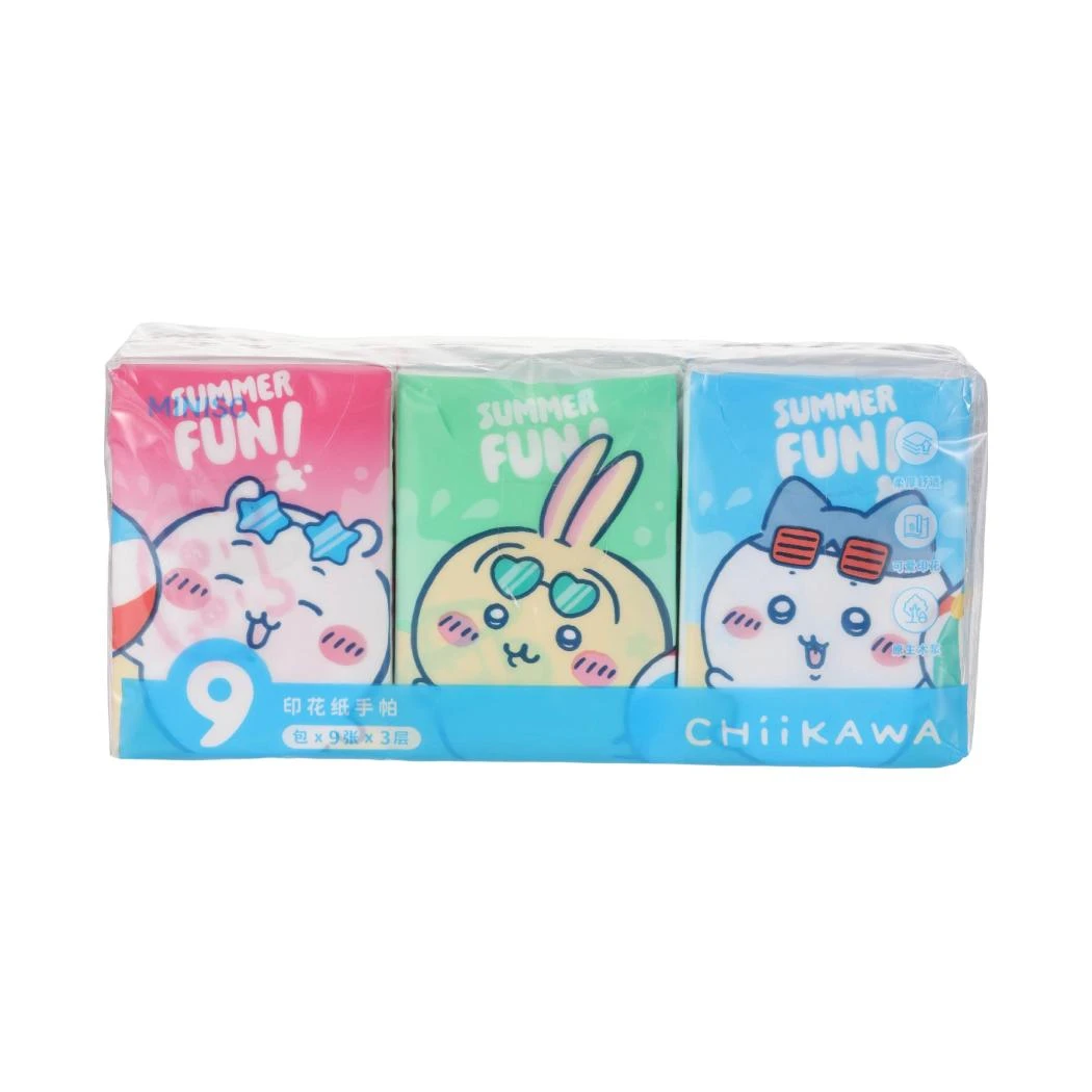 MINISO®Chiikawa系列无香纸手帕（9包）