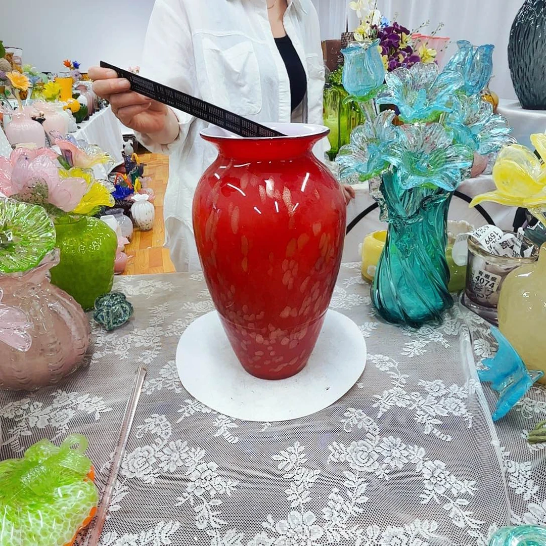 不完美琉璃花瓶花器艺术品