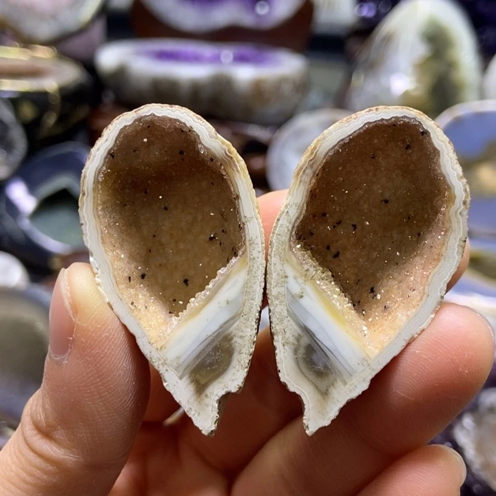 珠宝半成品未镶嵌水晶黄金盆