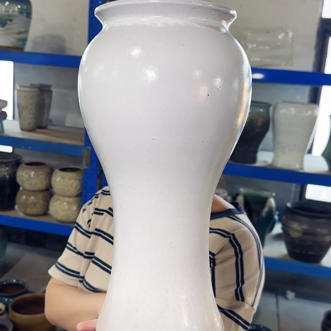 紫砂花盆高38口15