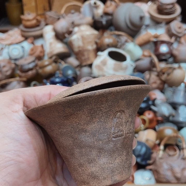 柴烧老岩泥高端茶器