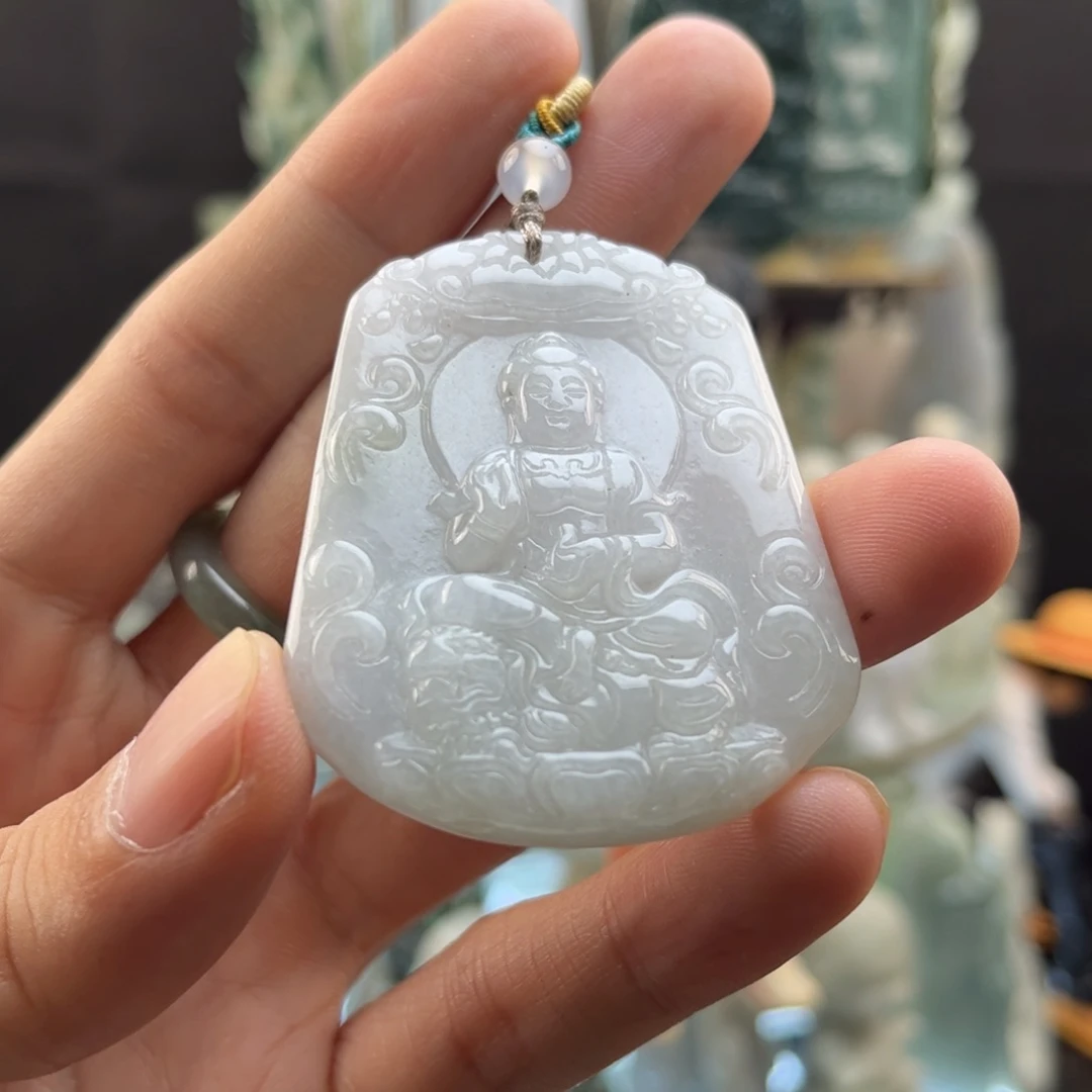 颈饰未镶嵌翡翠文殊