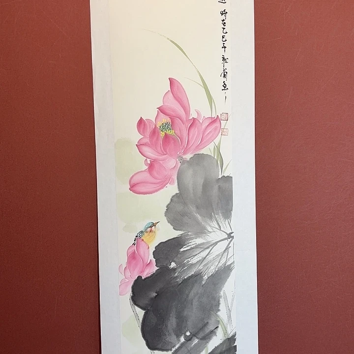国画听兰老师花鸟