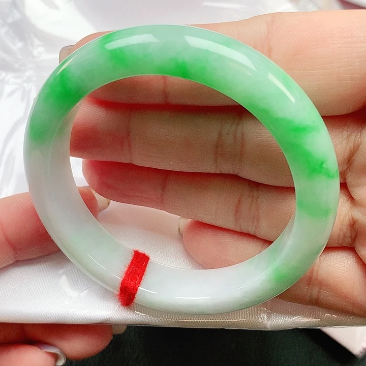 翡翠手镯未镶嵌正圈2591