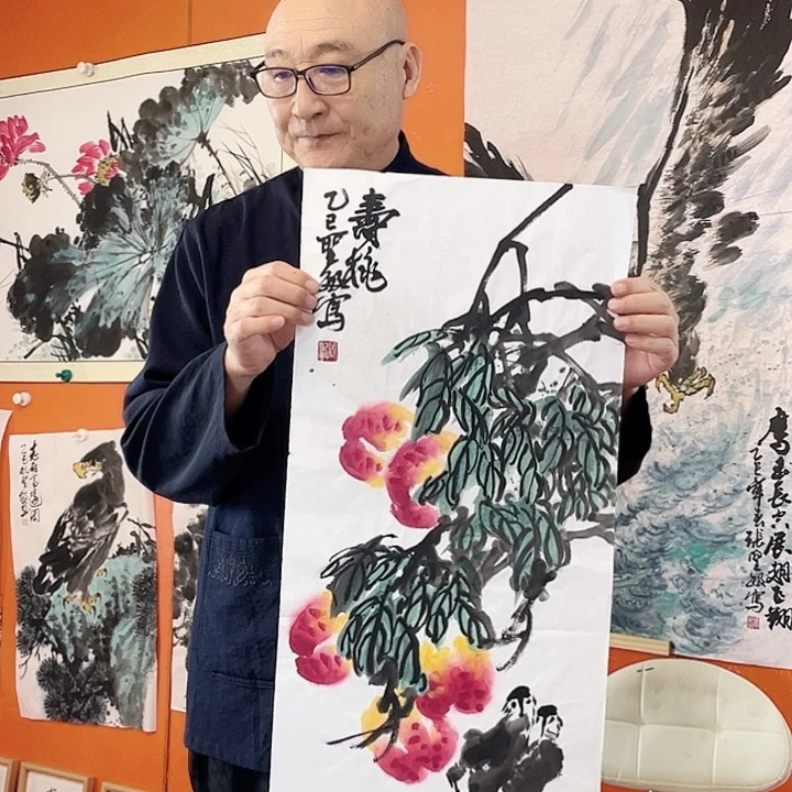 国画张圣敏先生纯手绘作品