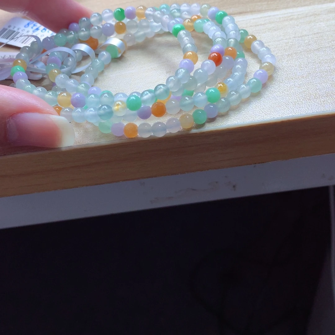 翡翠颈饰未镶嵌多样性发一条