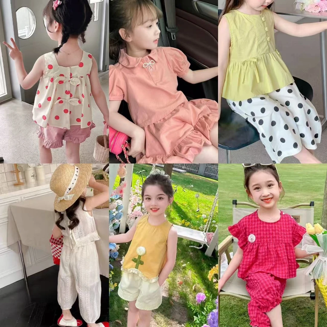 1【夏款四大件组合】夏款多件女宝组合一组一夏天就够了1000