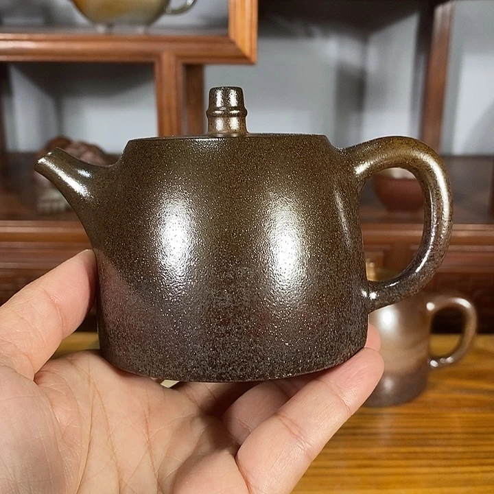 紫砂茶壶220c汉铎 段泥