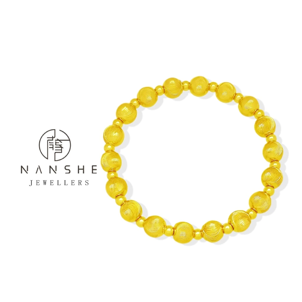 NANSHE/南奢 新中式复古金珠手链气质时尚百搭