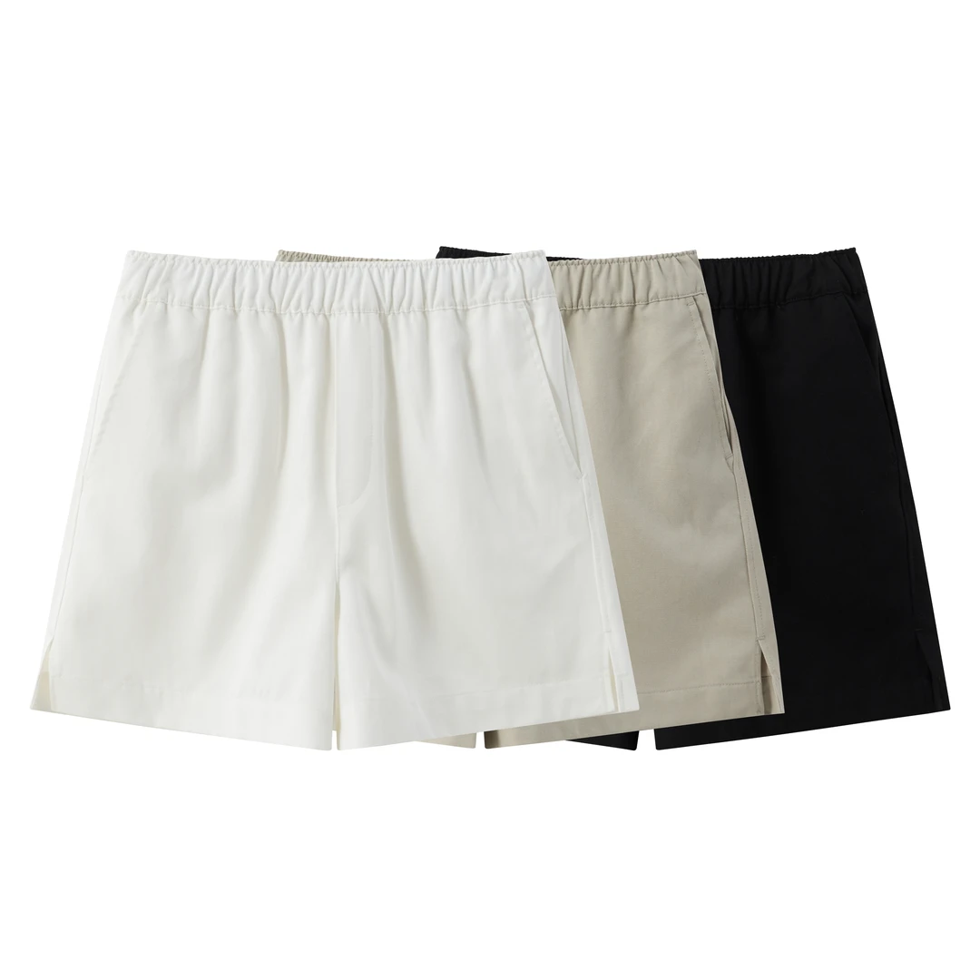 莱赛尔有型短裤｜夏季女休闲四分短裤A字高腰显瘦显高显腿长7826