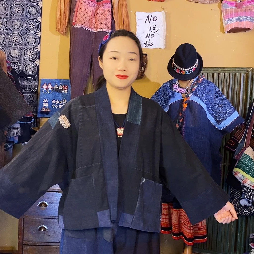 织绣手工制作外套