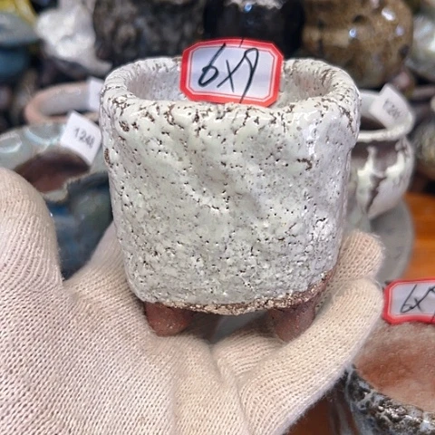 粗陶花盆手工花盆