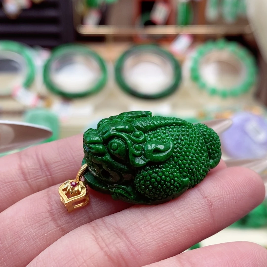 颈饰未镶嵌翡翠翡翠吊坠