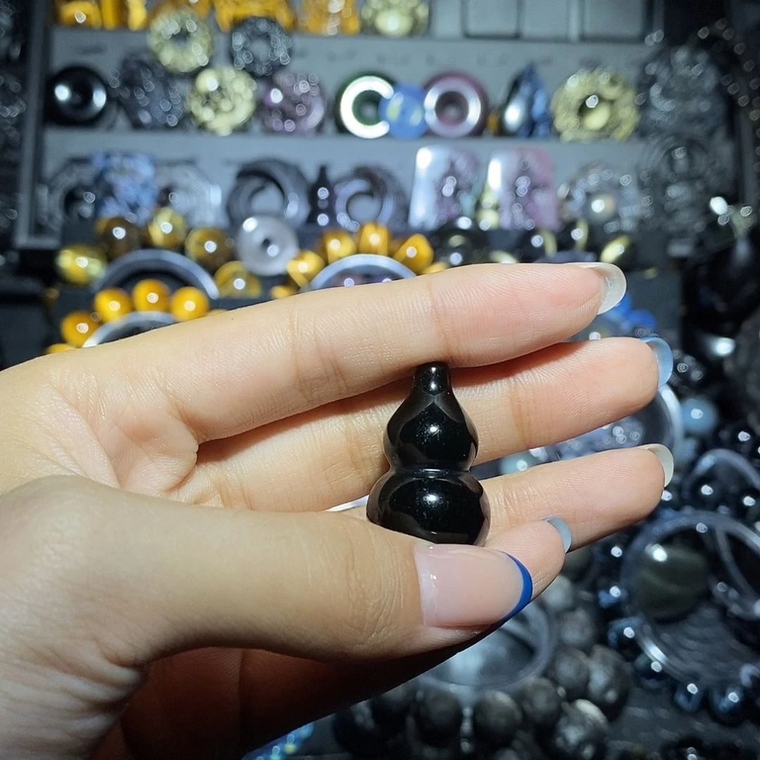 啊****黑曜岩未镶嵌手链