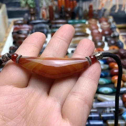 玛瑙/玉髓合金颈饰