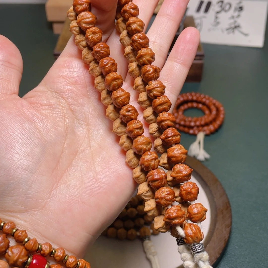 柏香籽/百香籽吊坠白牙横打手持