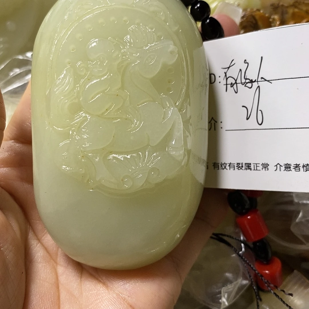 石材有***?古青石手把件