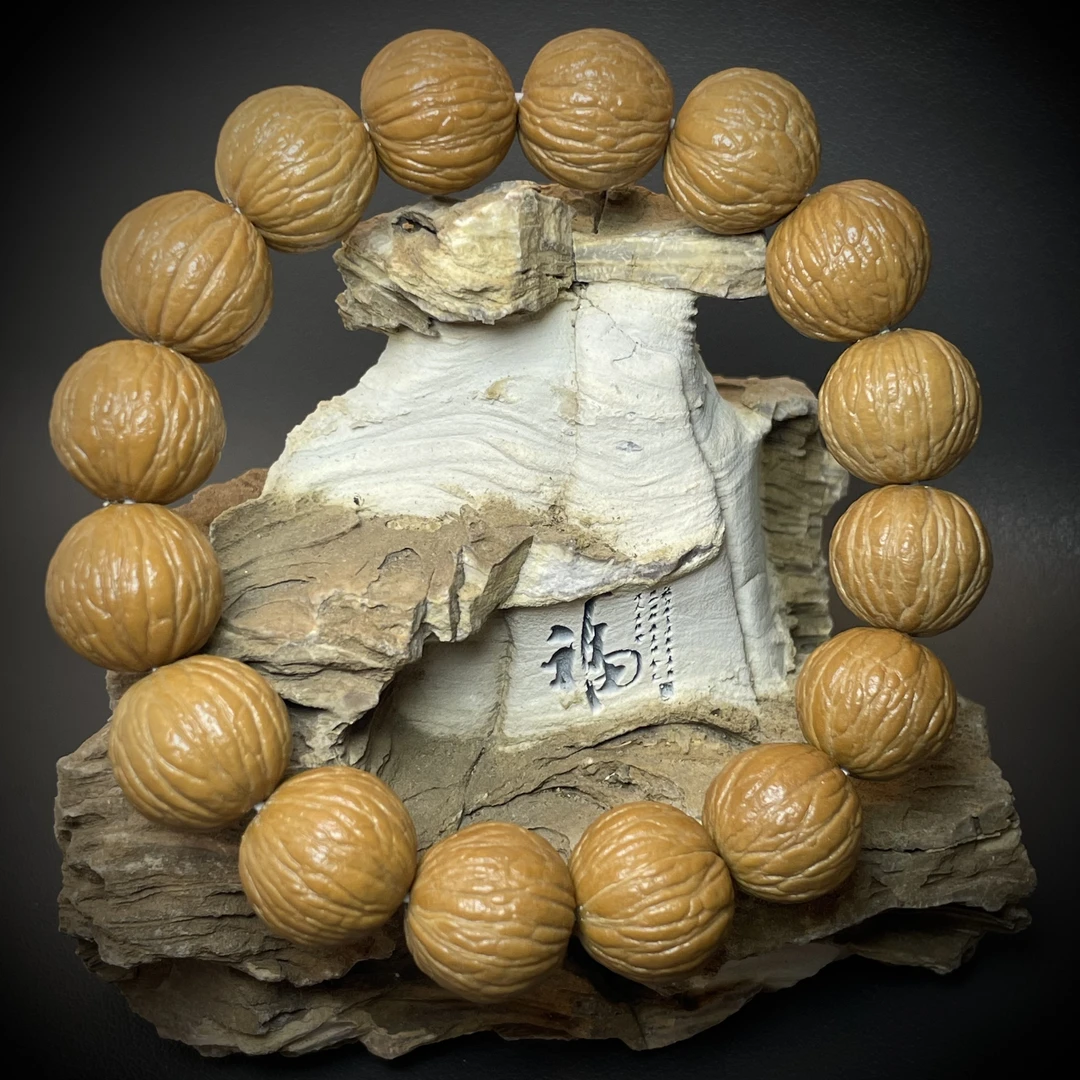 猴头核桃凤羽原精打底精挑选真品精品文玩把玩手串不泡药假一罚四