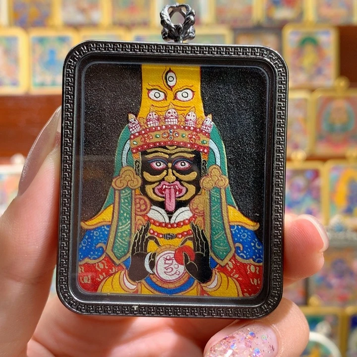 吊坠般若唐卡非遗传承