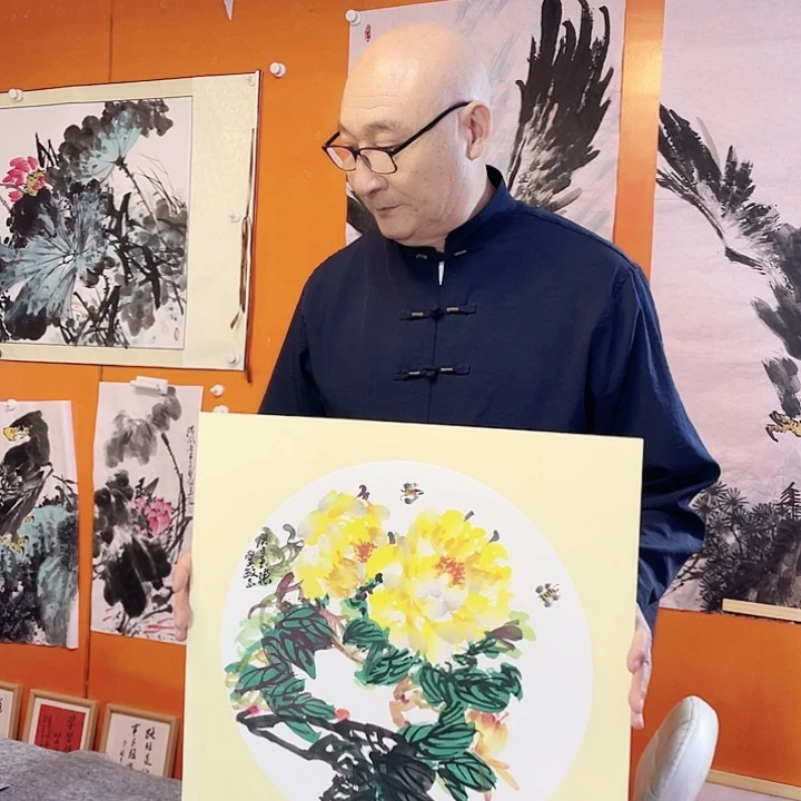 国画张圣敏先生纯手绘作品