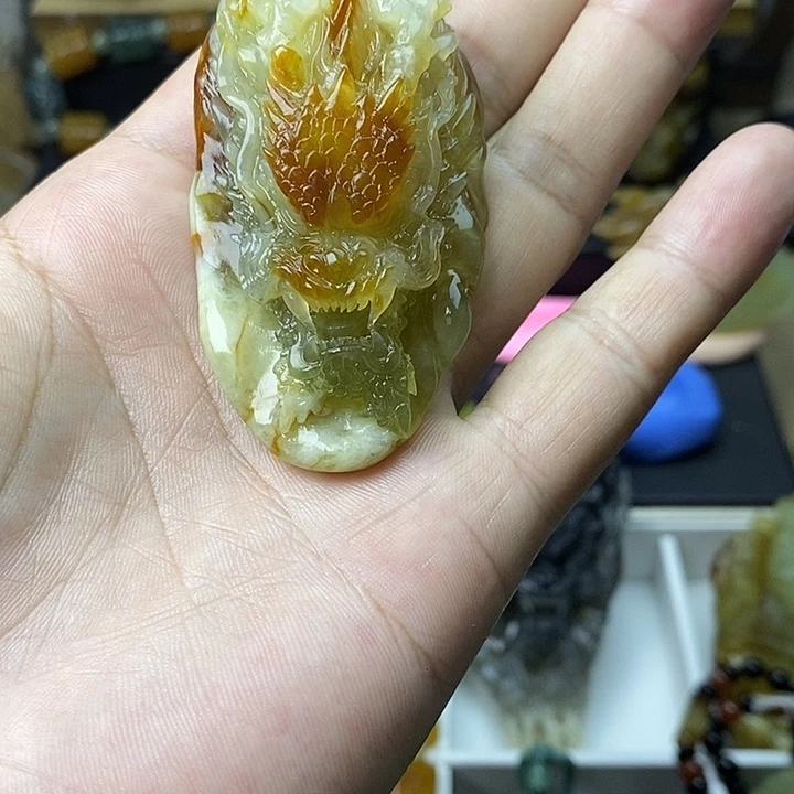 岫玉未镶嵌吊坠(不含链)