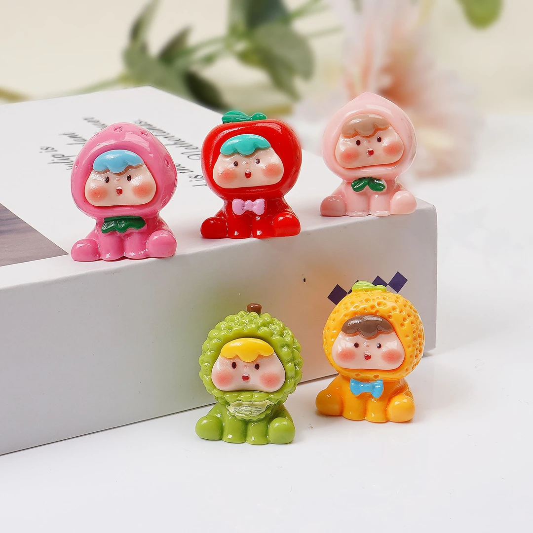 【水果崽崽】卡通可爱小号树脂夜光diy饰品摆件
