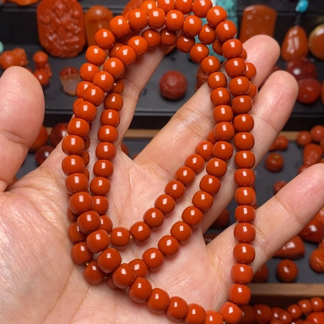 南红玛瑙配饰未镶嵌k****?108串