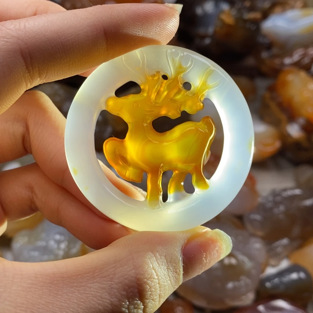 玛瑙/玉髓未镶嵌颈饰