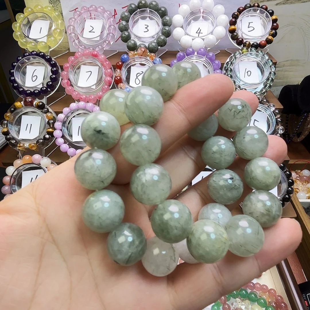 手链未镶嵌水晶天然水晶绿发晶