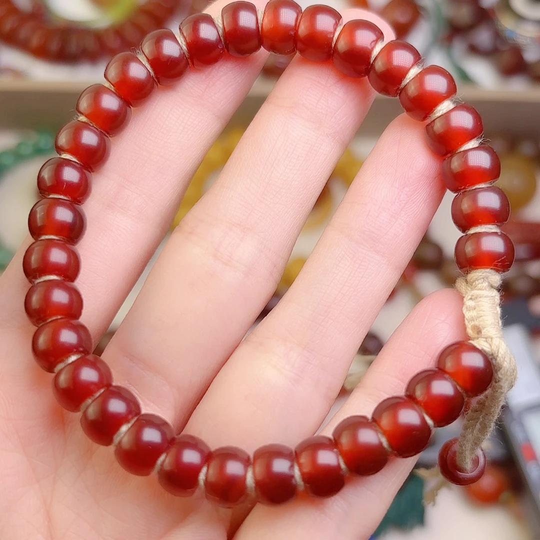 薄***糖玛瑙/玉髓未镶嵌颈饰