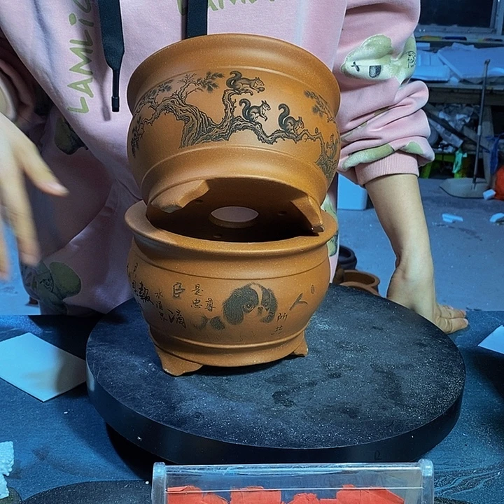 ල***࿐紫砂花盆紫砂紫砂