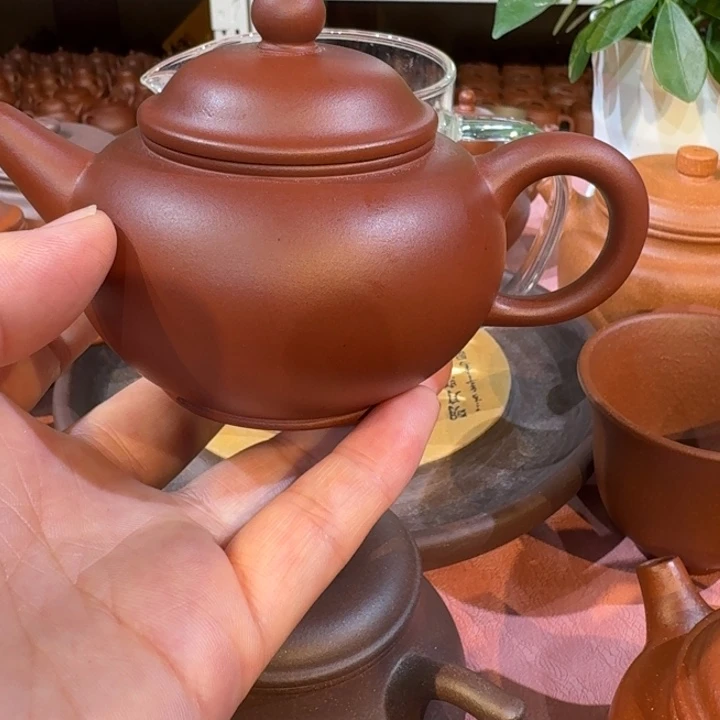 茶杯紫砂红皮龙水平150cc