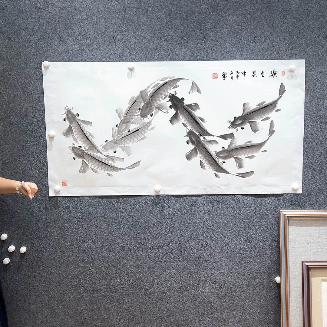 国画纯手绘系列画心