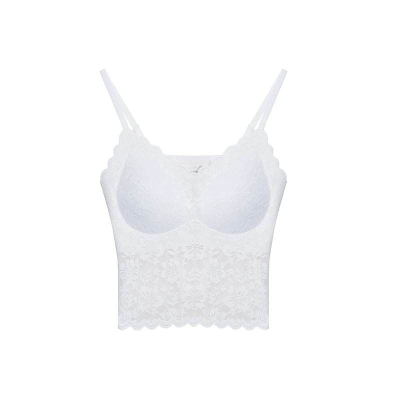 【升级二十七代】【魅惑】V领蕾丝花边吊带百搭显瘦美背背心A2862