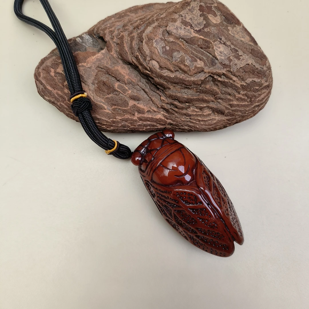 【老地方】知了手摆件