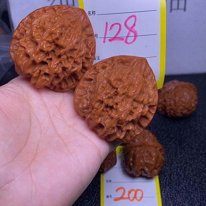 把件文玩核桃128/48官帽