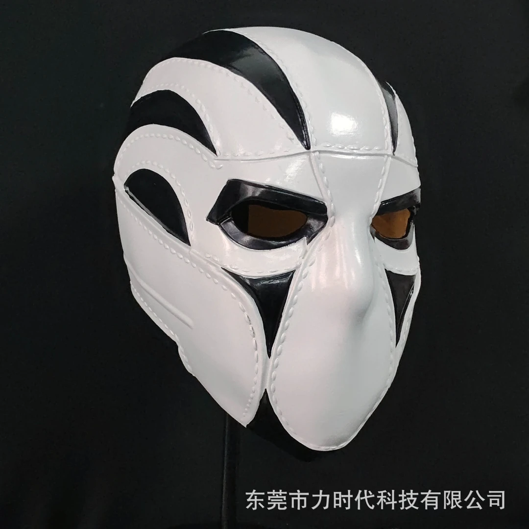 白虎头套夜魔侠：重生周边万圣节面具舞会cos表演道具派对角色扮演