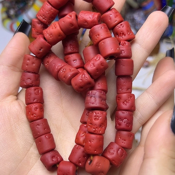 玻璃颈饰尼泊尔琉璃配件一颗
