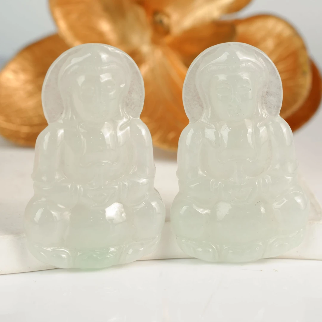 【小北珠宝】翡翠吊坠尺寸约30*49mm带绳【多样性发一件】14-WS15X70