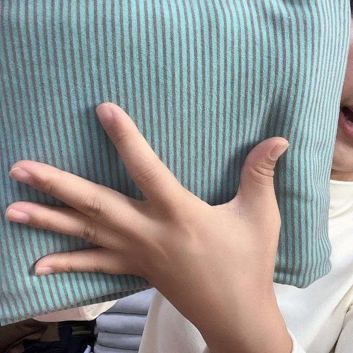 绿色条纹奥绒布头