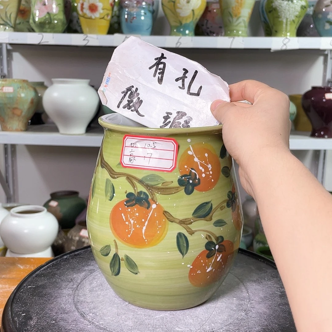 景德镇陶瓷花盆花器暇256