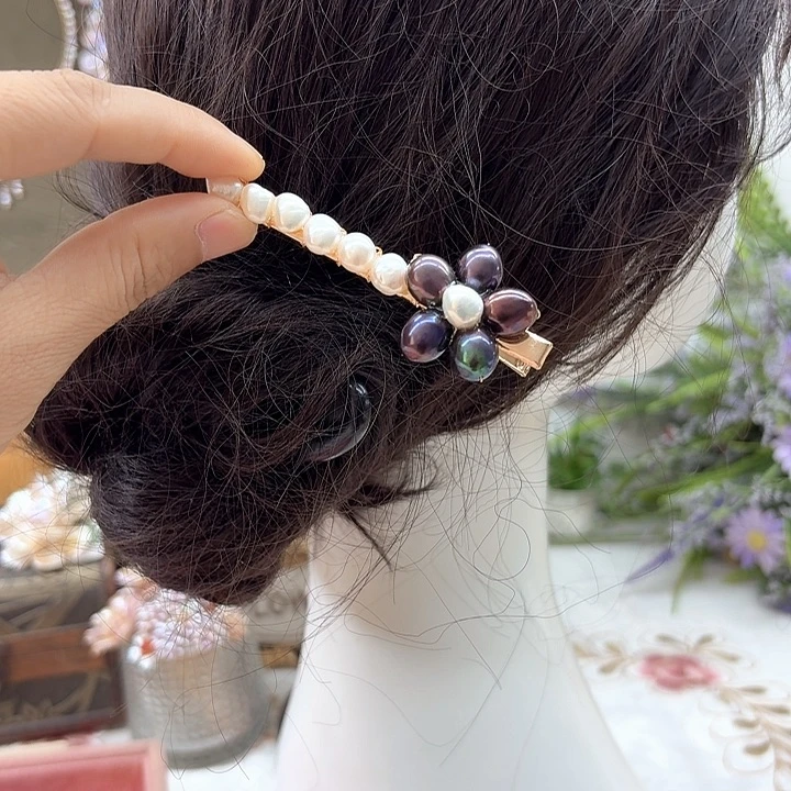 未镶嵌发饰淡水珍珠
